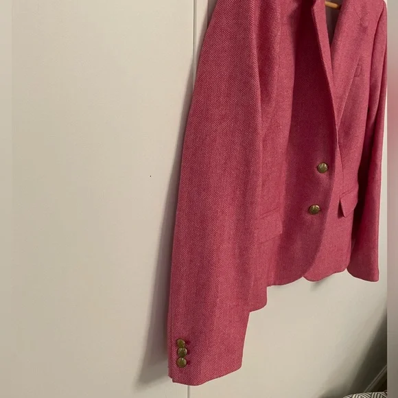 J. Crew Women's Blazer in vibrant Pink - Picture 3 of 12